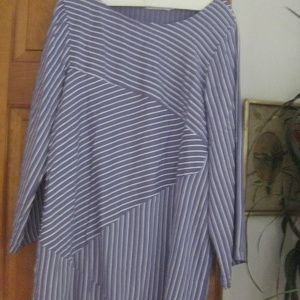 Linen look summer tunic XL